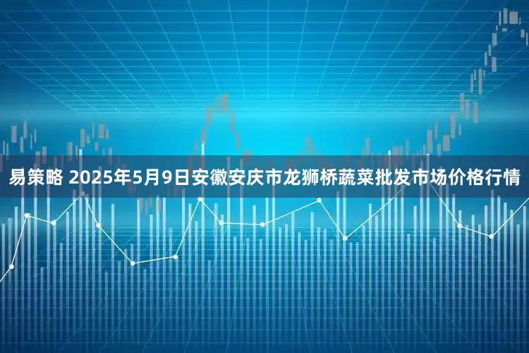 易策略 2025年5月9日安徽安庆市龙狮桥蔬菜批发市场价格行情